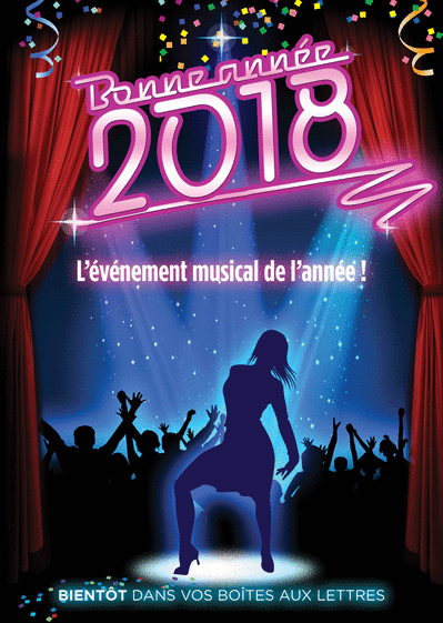 carte bonne annee musicale